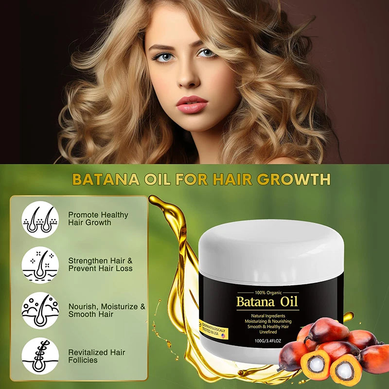 100% Raw Batana Oil for Hair Growth Organic Batana Oil