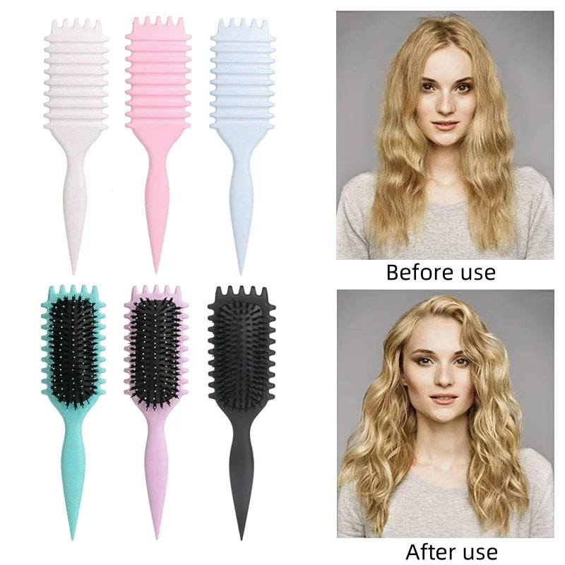 Curly Hair Styling Brush Curl Hair
