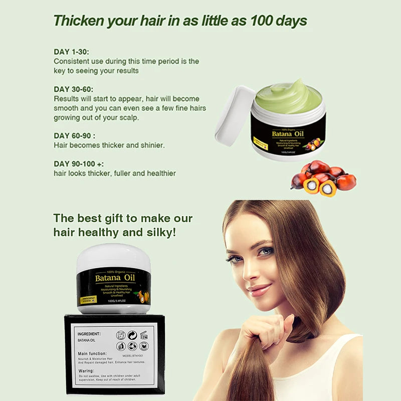 100% Raw Batana Oil for Hair Growth Organic Batana Oil